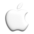 3d logo of apple iphone free png